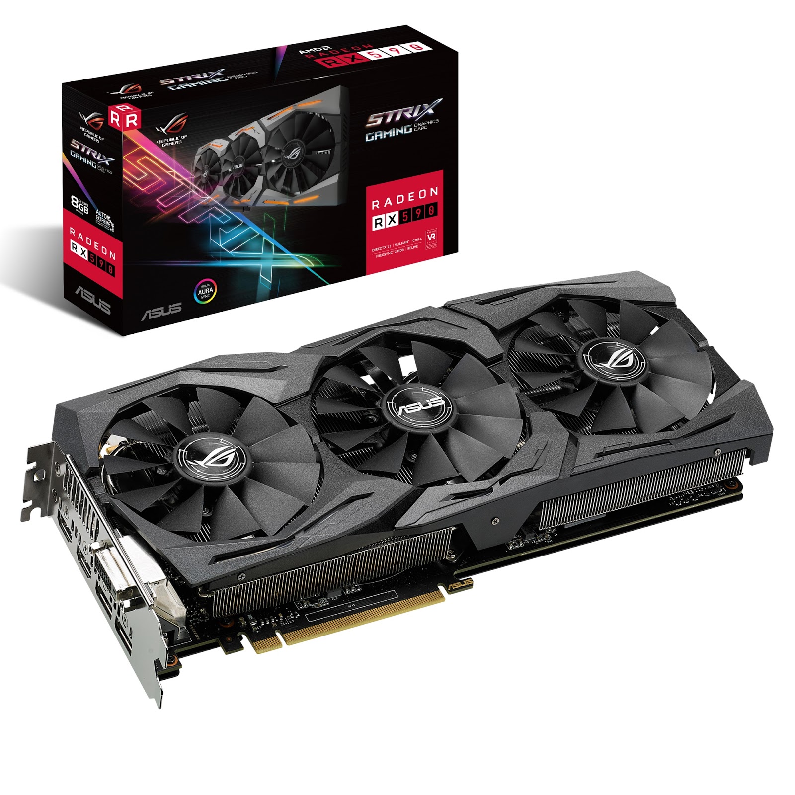 ASUS Republic of Gamers anuncia placa gráfica ROG Strix Radeon RX 590 ...