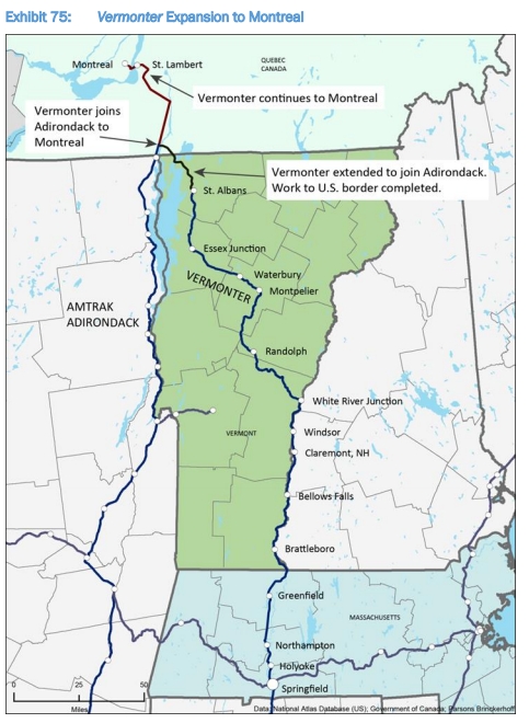 High Speed Rail Canada - Train à grande vitesse au Canada: Vermont to