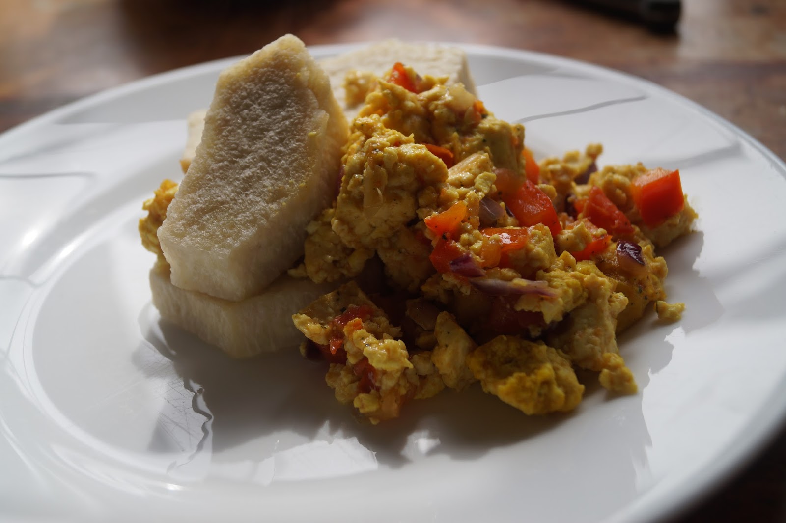 The Vegan Nigerian YAM AND 'EGG' (VEGAN)