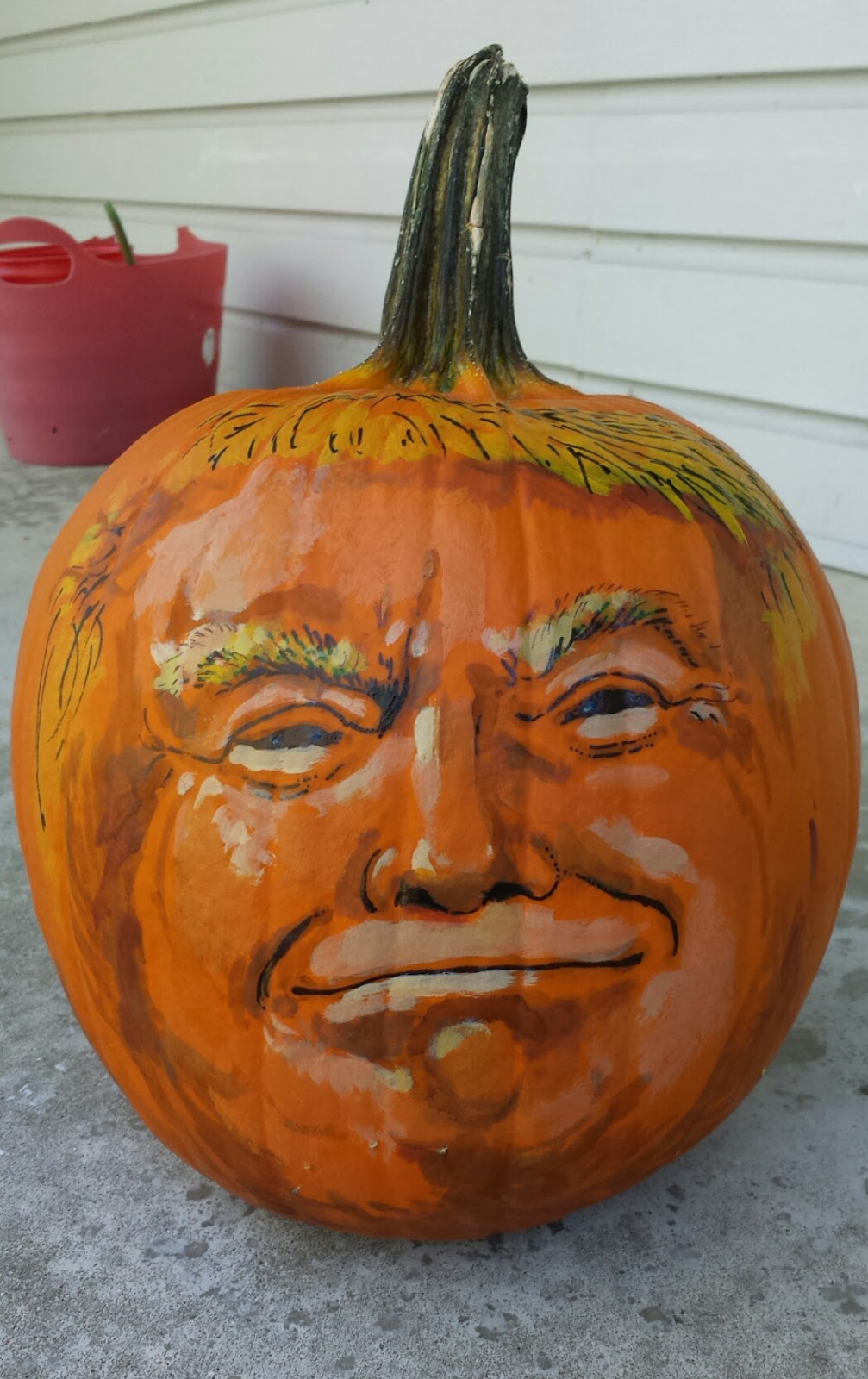 Some Art Maybe A Little Gardening A Few Other Bits Trump Pumpkin some-art-maybe-a-little-gardening-a-few-other-bits-trump-pumpkin