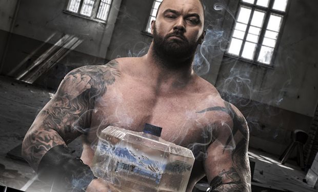 game of thrones thór björnsson stars in fun ad campaign for