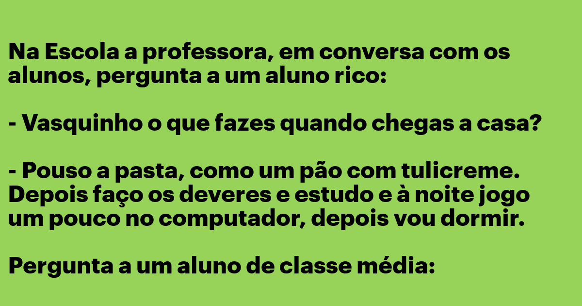 Diferenças entre classes Diferenças entre classes