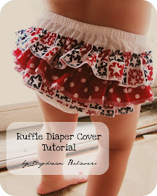 How to make a ruffle bloomer ruffle diaper cover. A Free tutorial from Daydream Believers