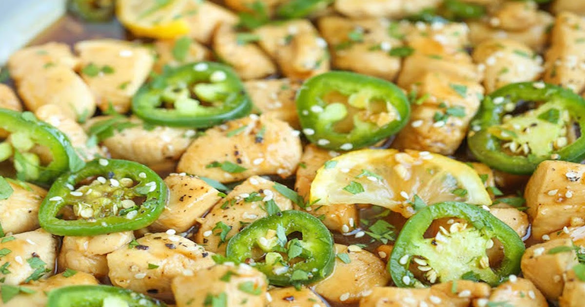 Chicken with jalapeno & soy sauce