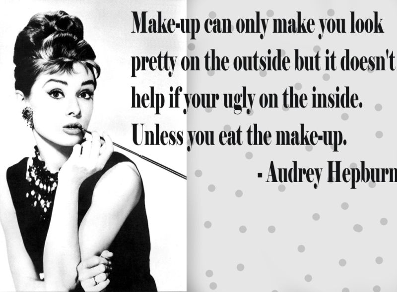 Audrey Hepburn makeup