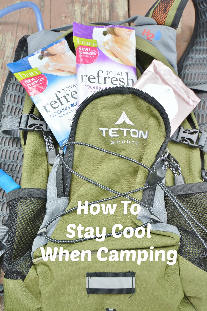 Tips on how to stay cool when #camping.