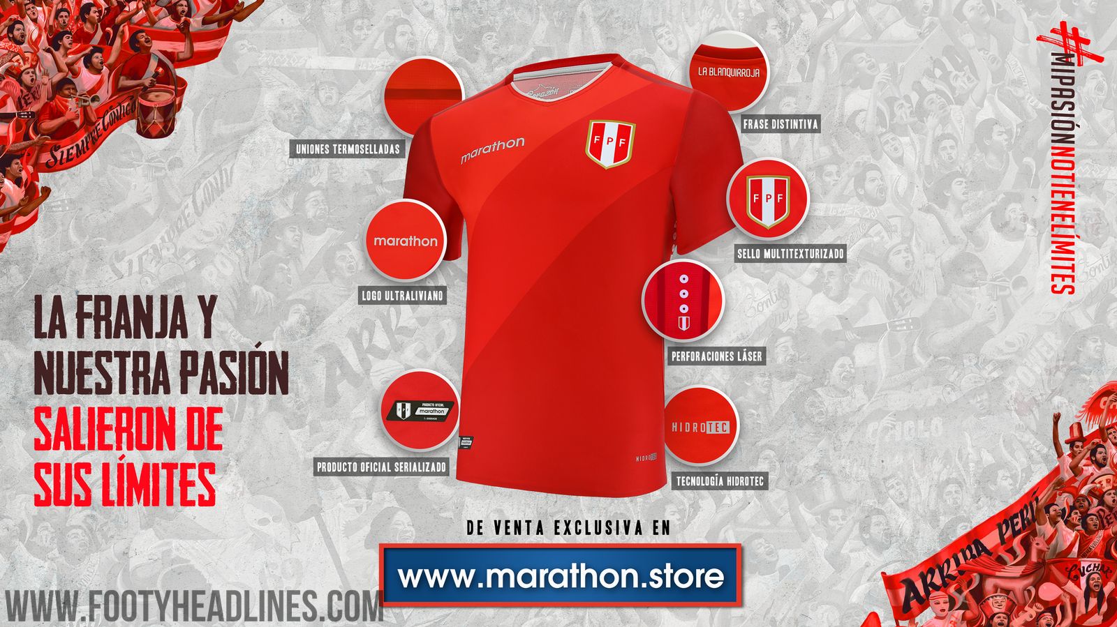 Peru 2018-19 Away Kit by Marathon Sports - Footy Headlines