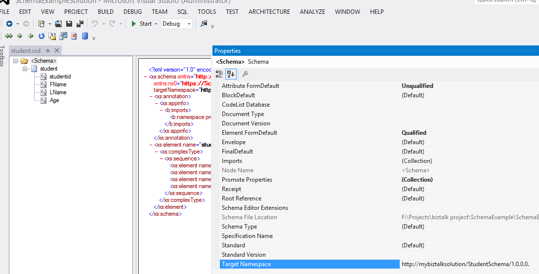 BizTalkStudy How to Generate Xml Schema in BizTalk