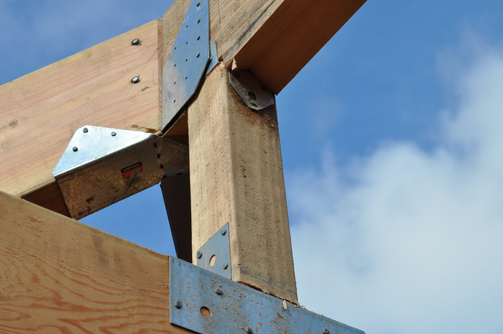 Roof Framing Geometry Simpson Strong Tie HRC44 Hanger Installation