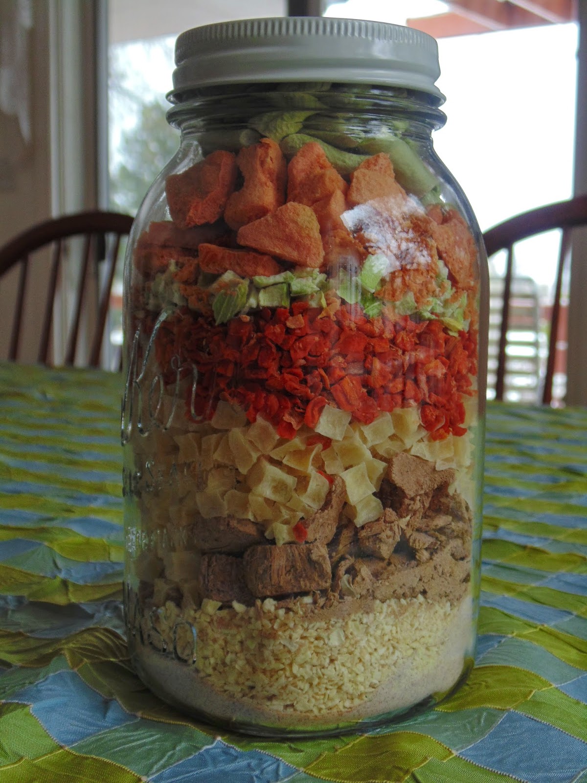 Instant Chicken Burritos in a Jar