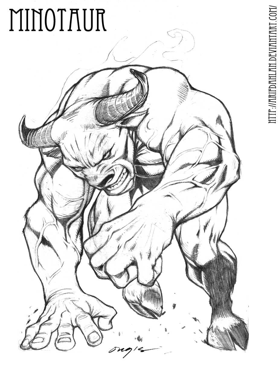 Chekydot Studio: Raging Minotaur