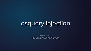 OSQUERY INJECTION