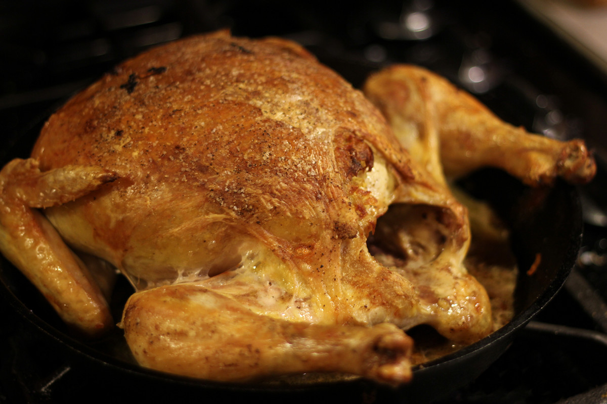 Cookistry: Potato-Stuffed Roast Chicken