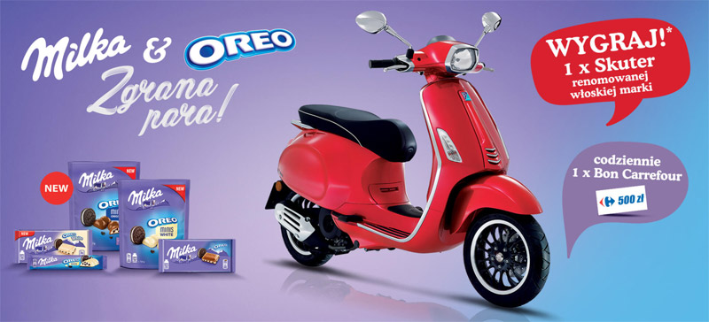 Wygraj skuter Vespa Sprint 125 ABS Rosso Konkurs