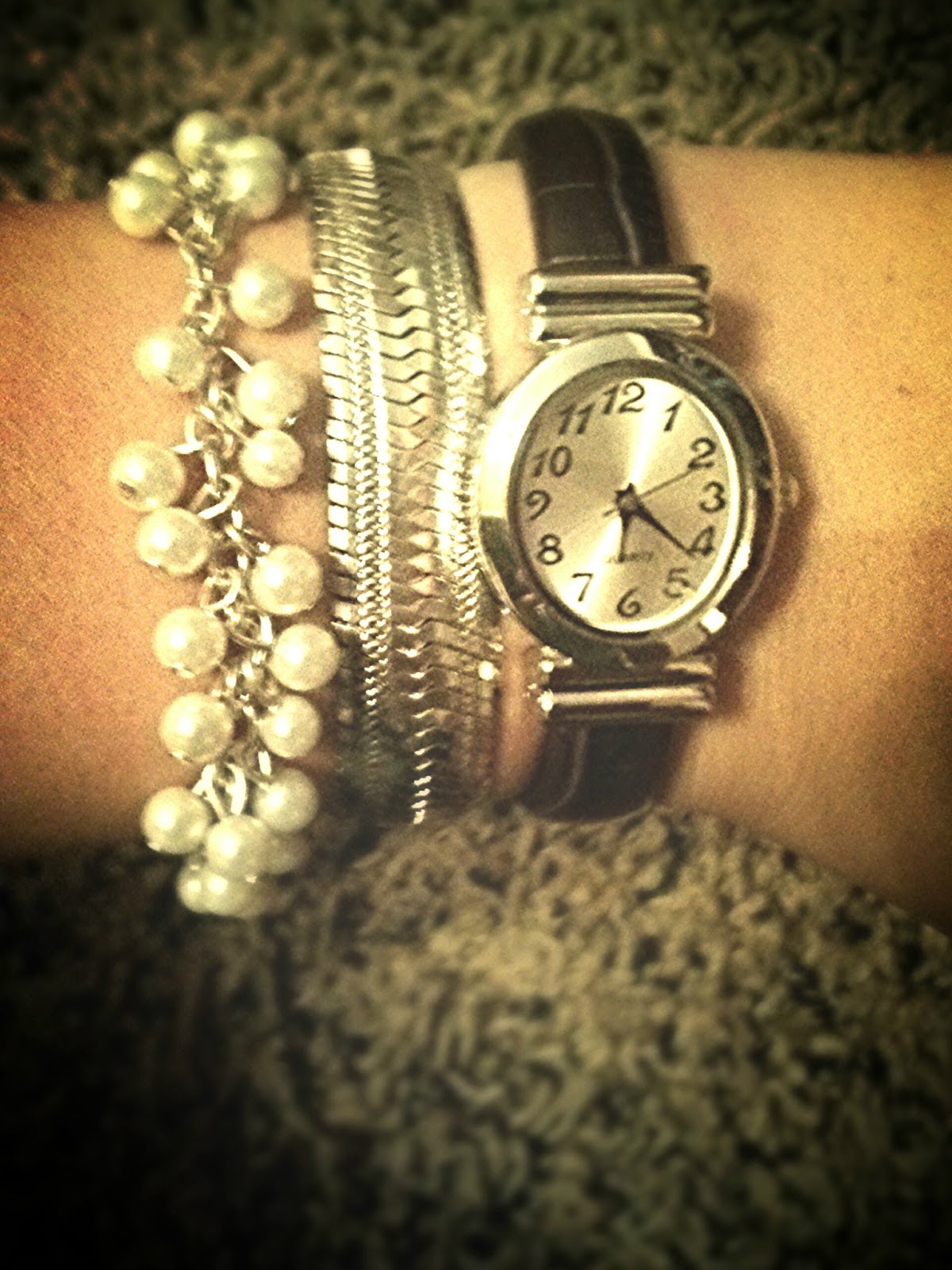 Fancy That Style: Arm Candy: Stacking Bracelets and Watches