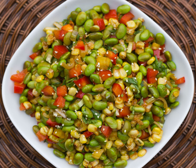 fabulous fridays Edamame salad