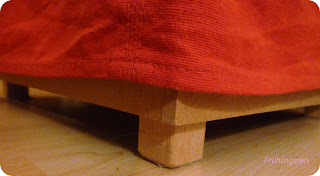 Frühlingsreh : DIY - Hockerhülle selber nähen