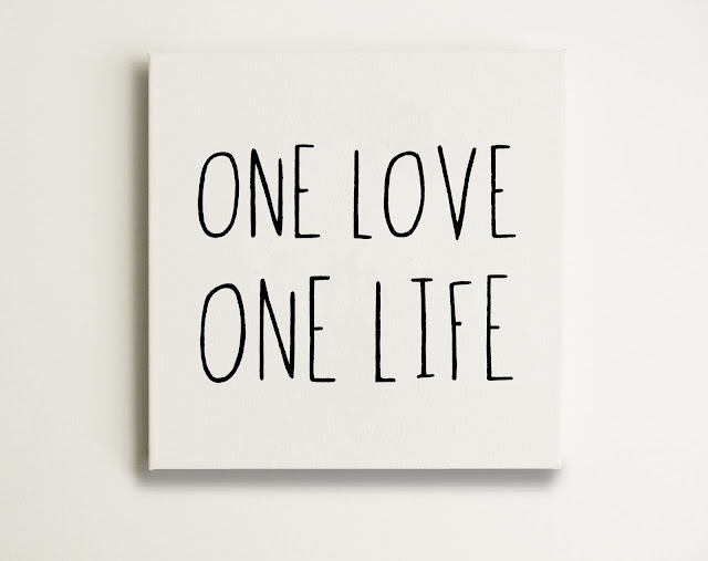 Posdata stencils one love one life