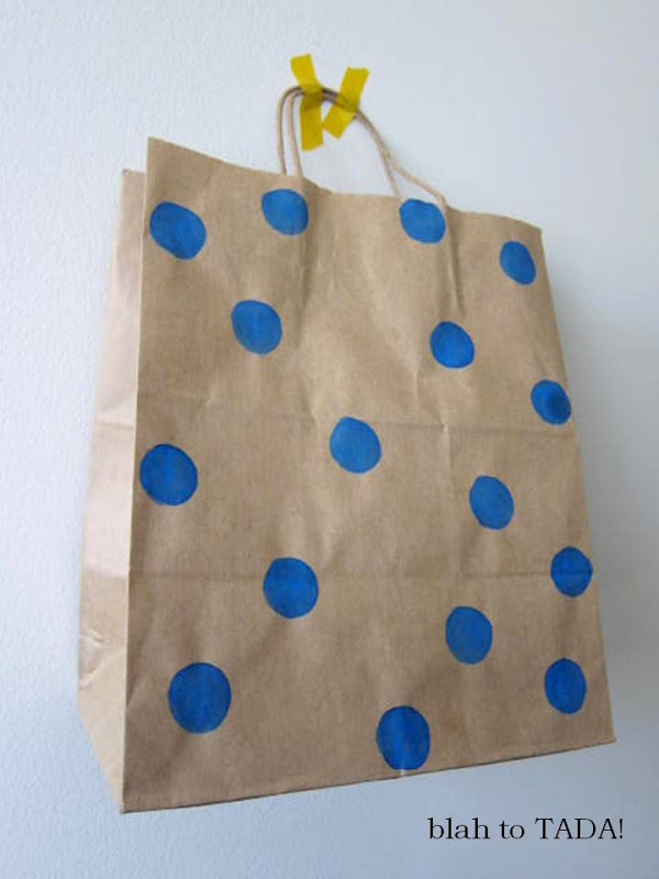 blah to TADA! Paper Bag Projects