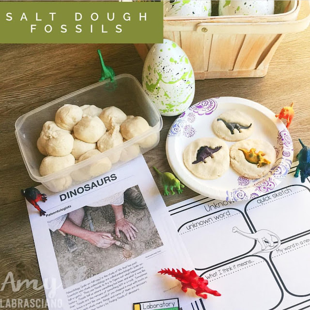 Learning Lessons With Amy Labrasciano Salt Dough Fossils for a