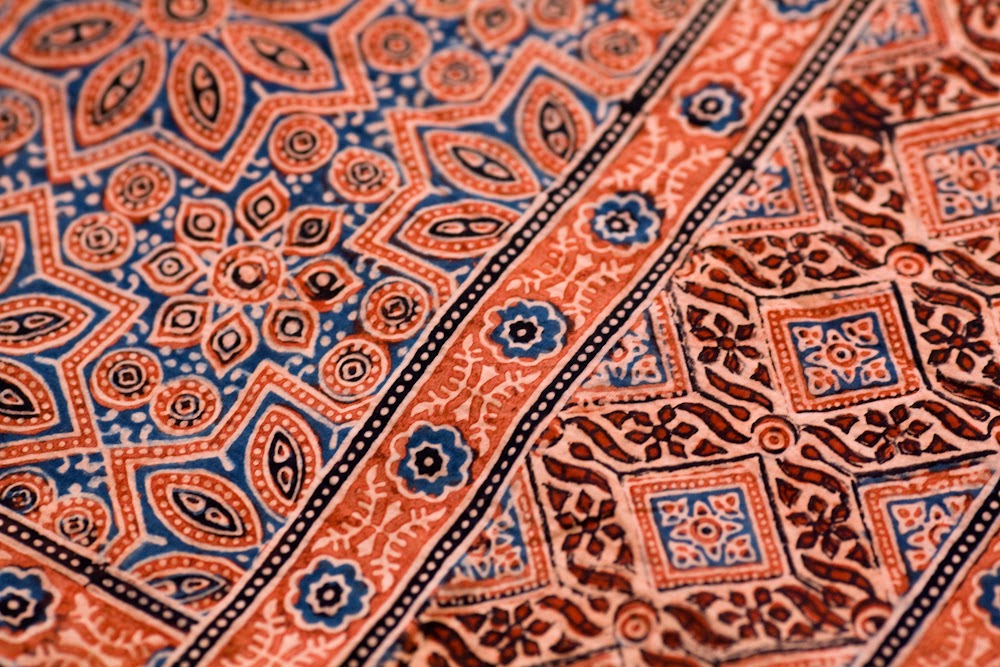 Handicrafts of India Hand Block Printing of Gujarat , India