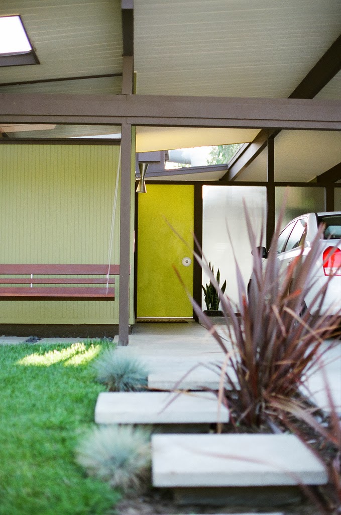 Mad for Mid-Century: Green Mid-Century Modern Eichler Front Doors