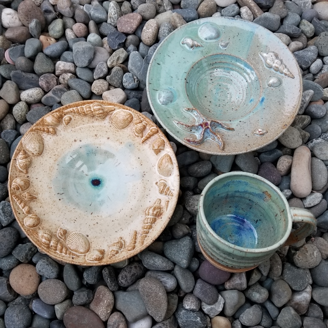 Ceramics It's Just Dirt Finished Items from July Pottery First Two