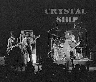 Crystal Ship on stage at the Capitol Theatre in Passaic, New Jersey 1979