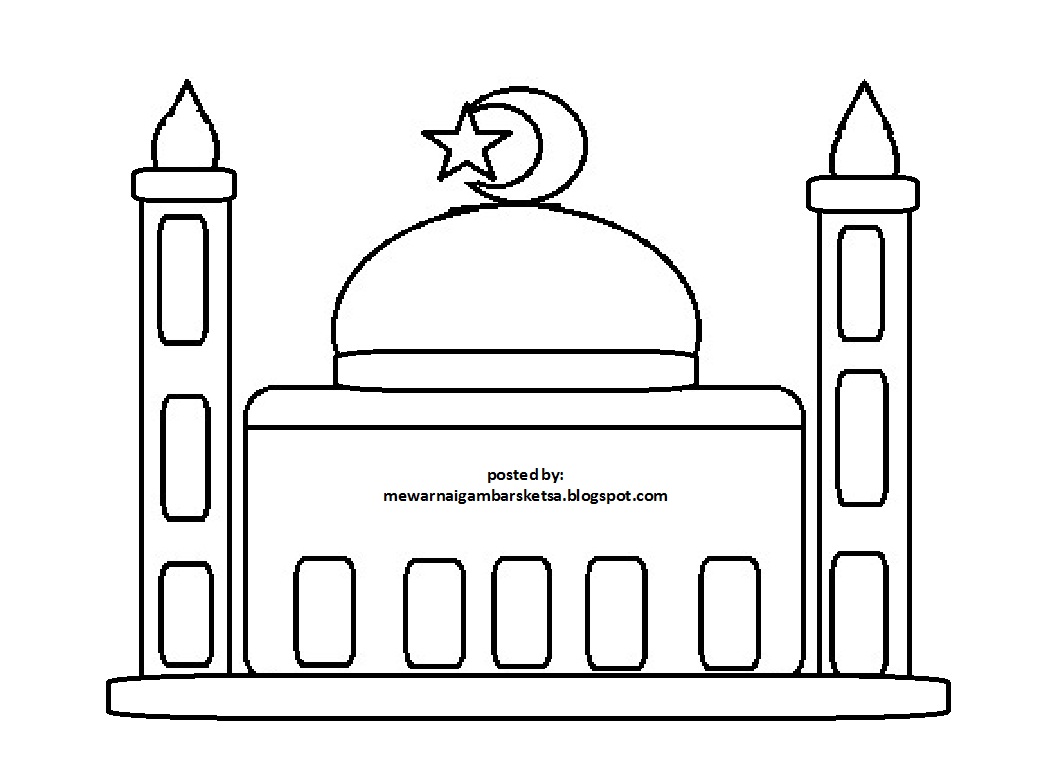 Gaya Terbaru 27+ Gambar Masjid Hitam Putih Warna, Pemandangan Pantai