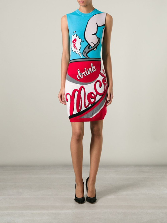 Moschino 2015 coca-cola dress
