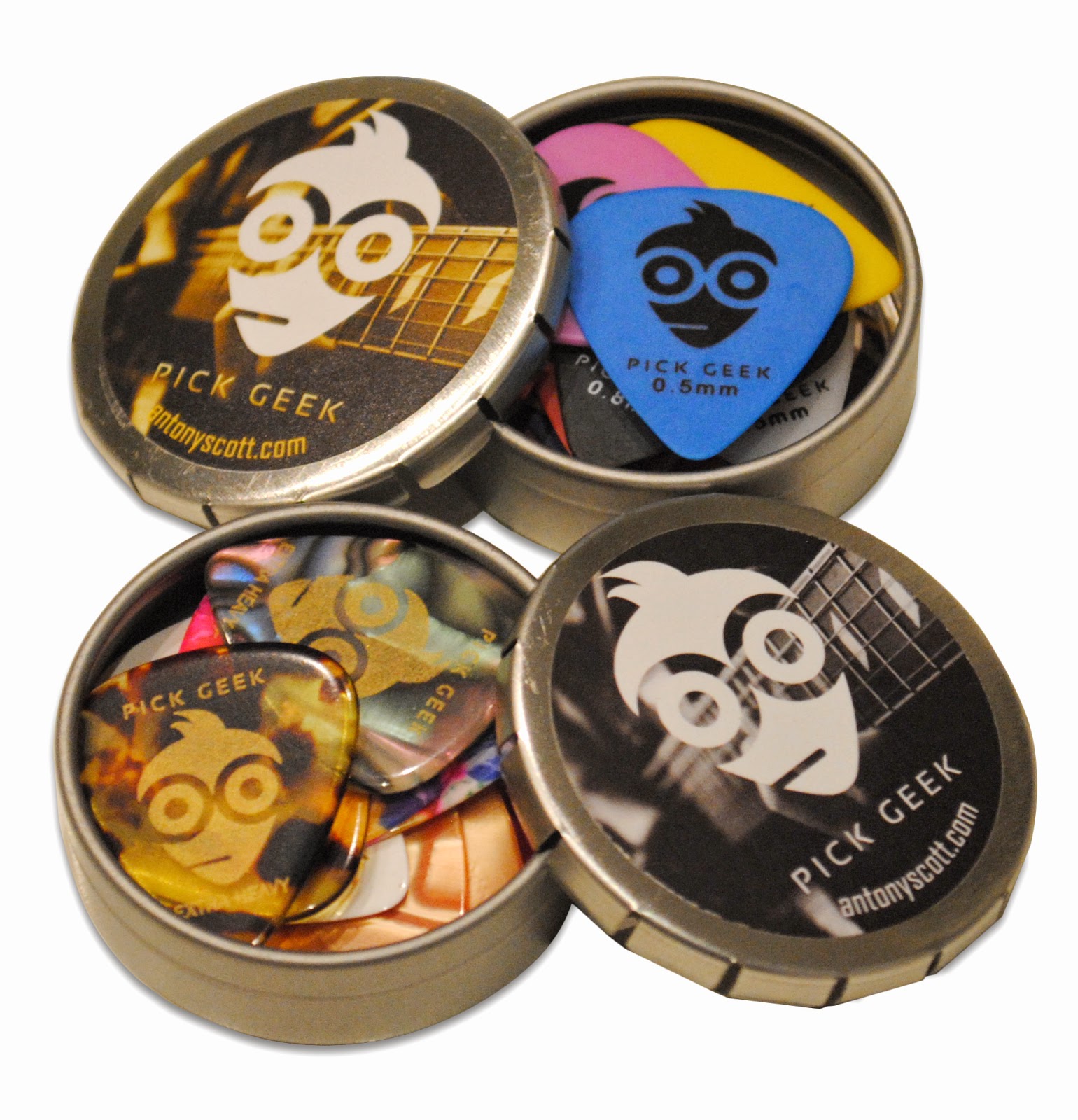 Hanging Off The Wire Pick Geek Guitar & Bass Pick Set