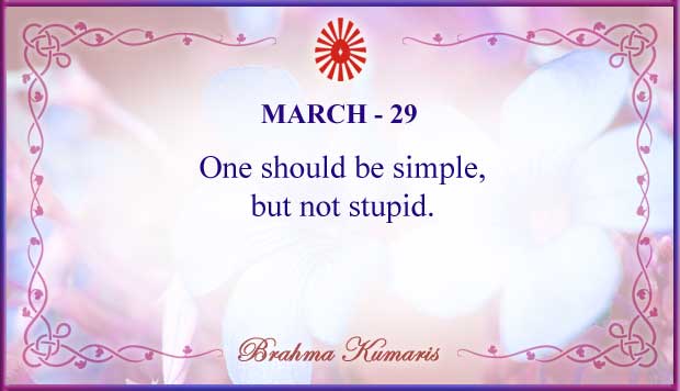 March 29 Thought For The Day March 29