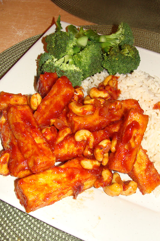 Lili popotte sauté de tofu aux noix de cajou