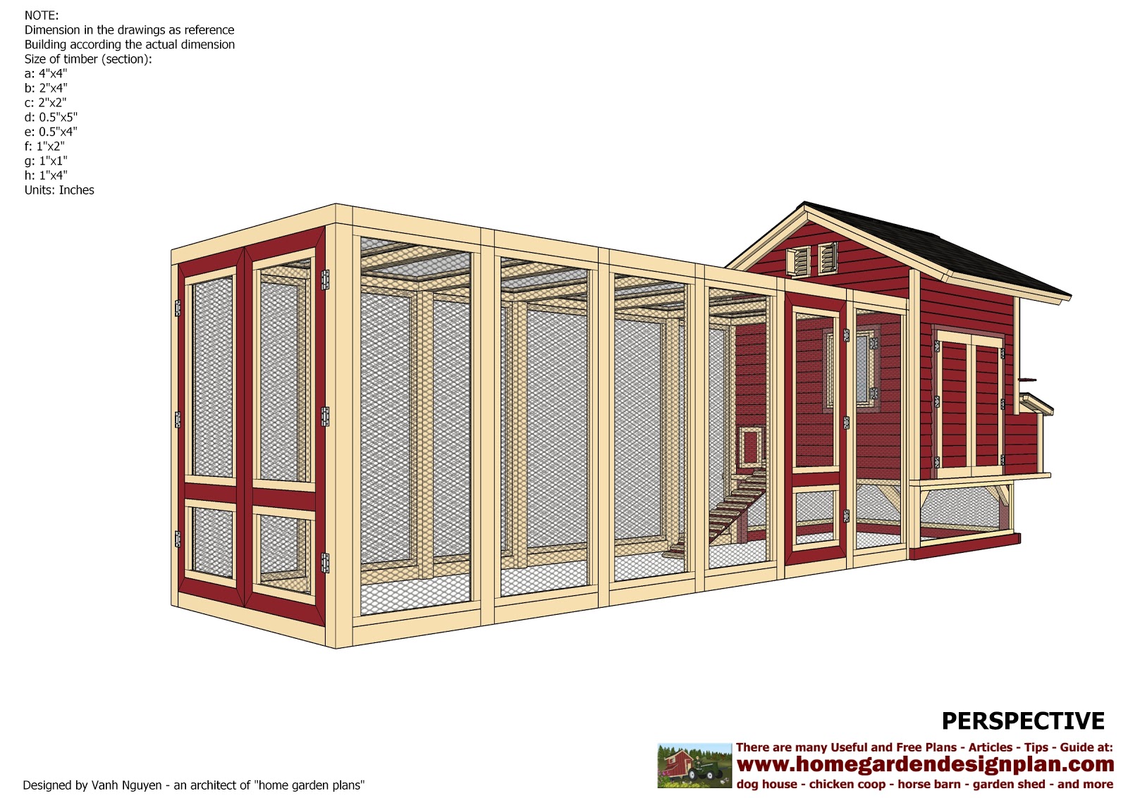 home garden plans: L102 - Chicken Coop Plans Construction ...