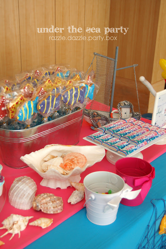 Razzle Dazzle Party Box Theme Birthday Party Under The Sea