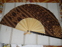 Souvenir Pernikahan  Kipas Batik 