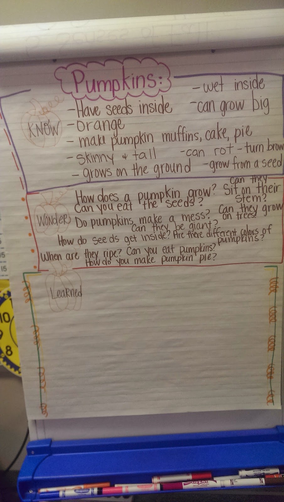 Glitter, Crayons, and Little Hands: Pumpkins and a freebie