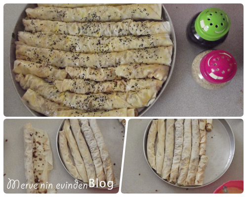 Hazır yufkadan rulo börek tarifiMerve�nin Evinden