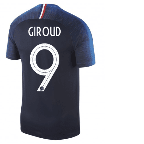 France World Cup 2018 Font Free Download - Jersey Font number
