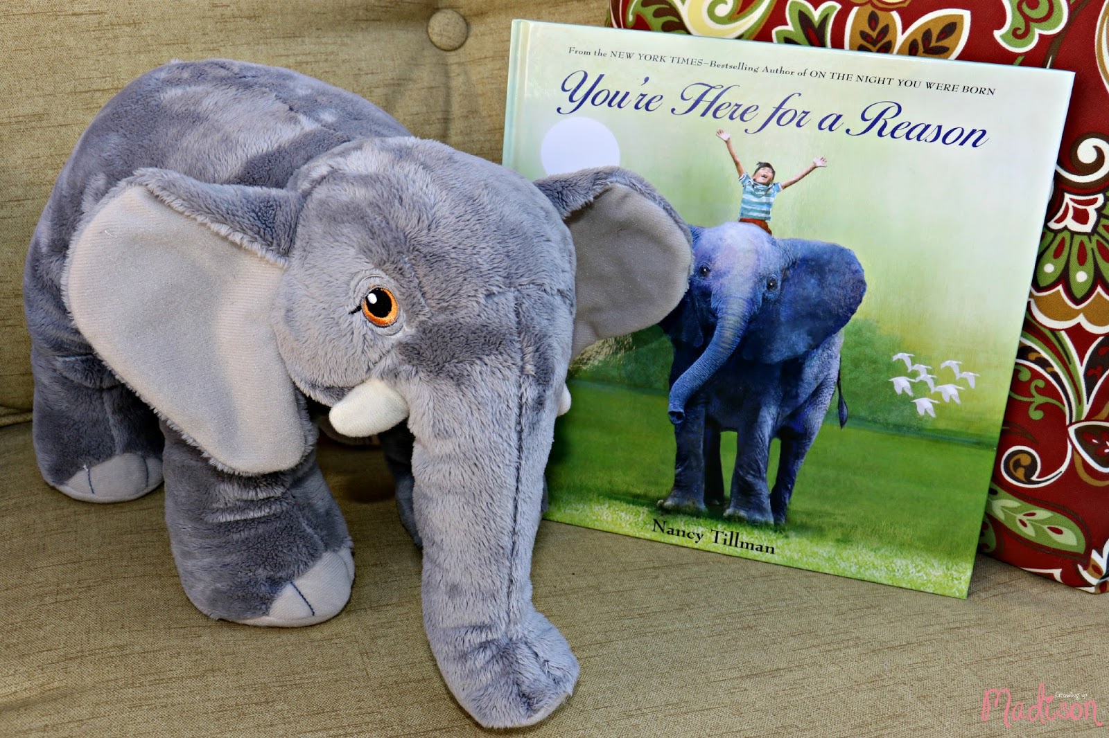 Kohls Cares Elephant PLUSH Stuffed Nancy Tillman NEW You’re Here For A Reason 