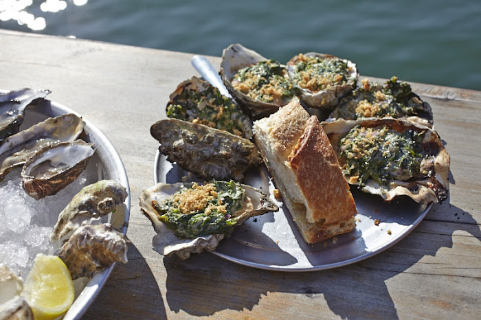 Oyster Rockefeller, The Marshall Store, Marshall California