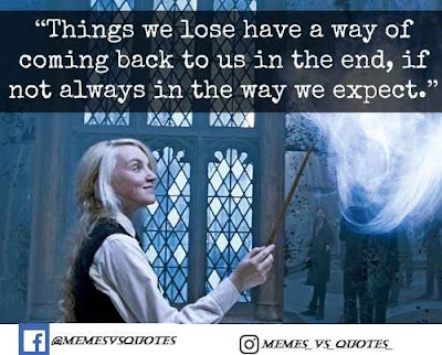 Harry Potter Quotes Things we lose