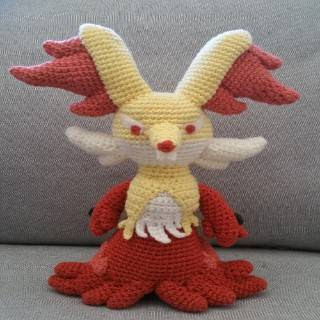 PATRON DELPHOX POKEMON AMIGURUMI 28353