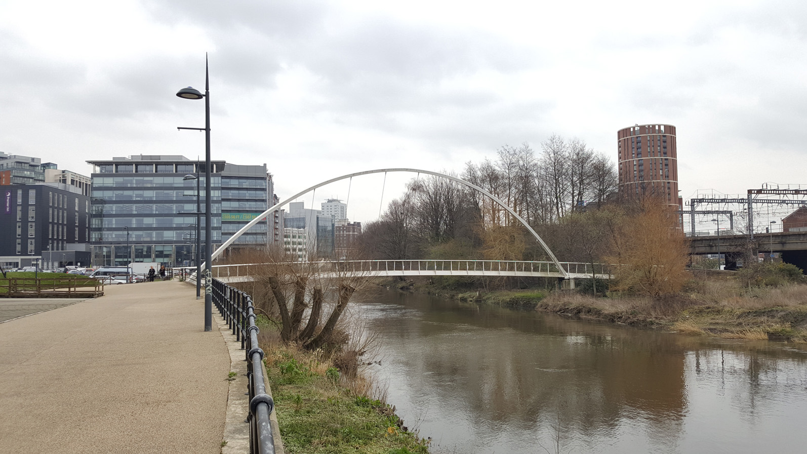 The Happy Pontist Yorkshire Bridges 30. Riverside Way Bridge, Leeds