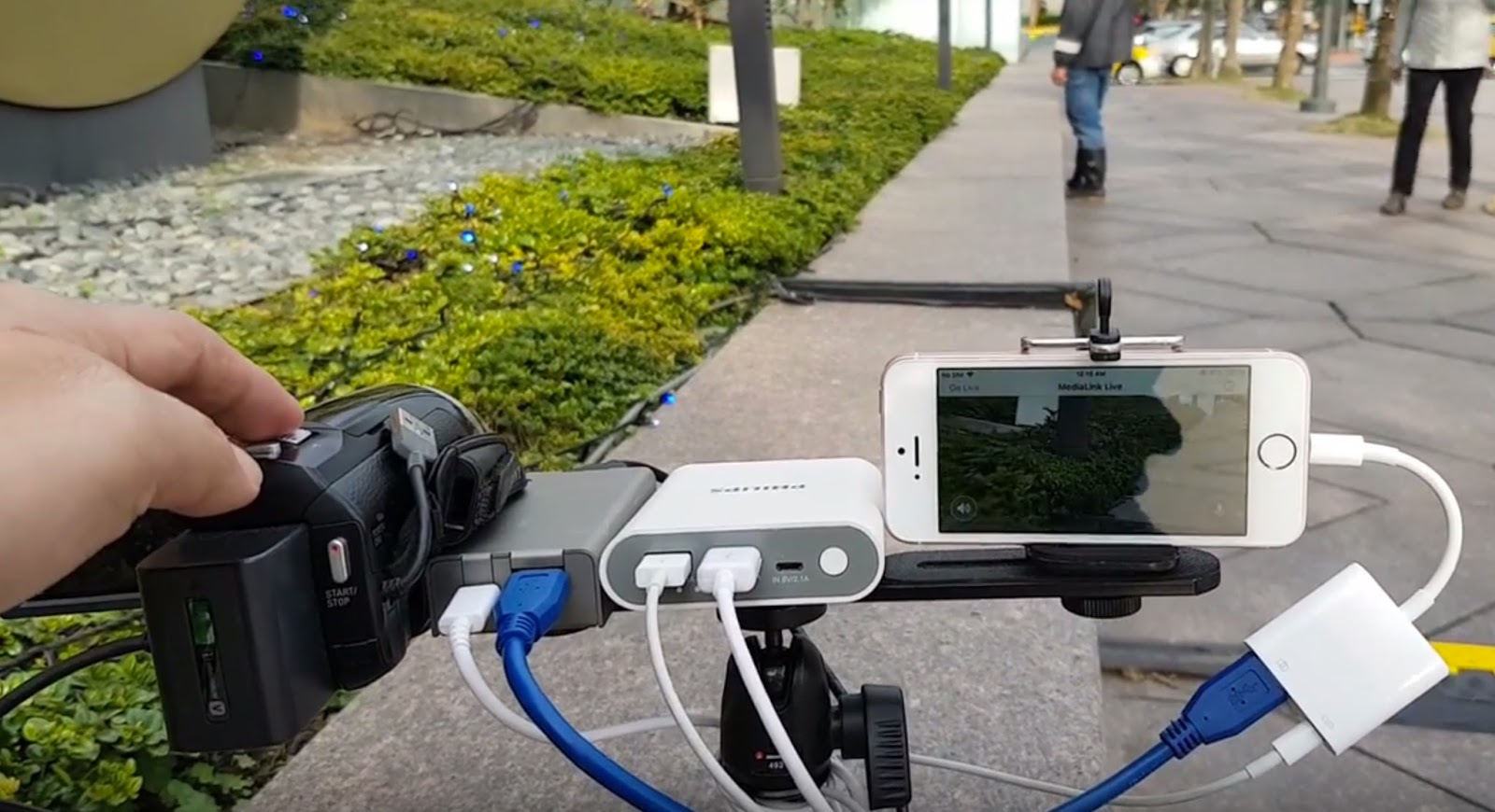 FEBON CVBS / SDI / HDMI HD capture card for iOS with lightning