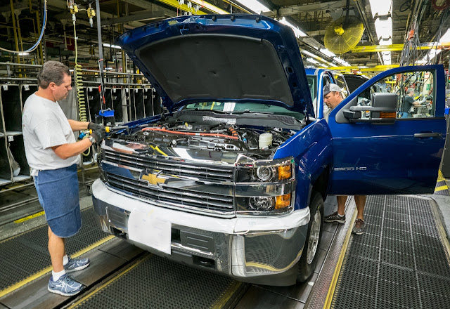 GM Flint Plant GM Flint Michigan pickup truck assembly plant