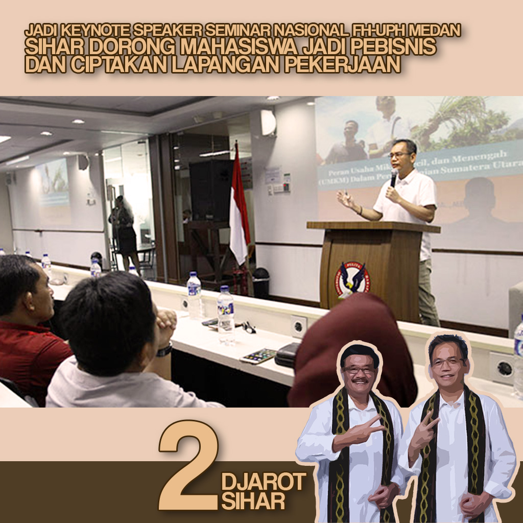 Jadi Keynote Speaker, Sihar Dorong Mahasiswa Jadi Pebisnis