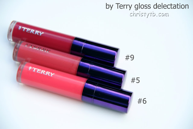 Три оттенка блесков by Terry gloss delectation #5 Raspberry Split, #6 Cherry Cherry, #9 Plum Berry
