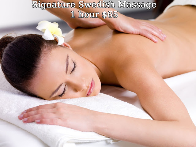 signature swedish massage therapy session
