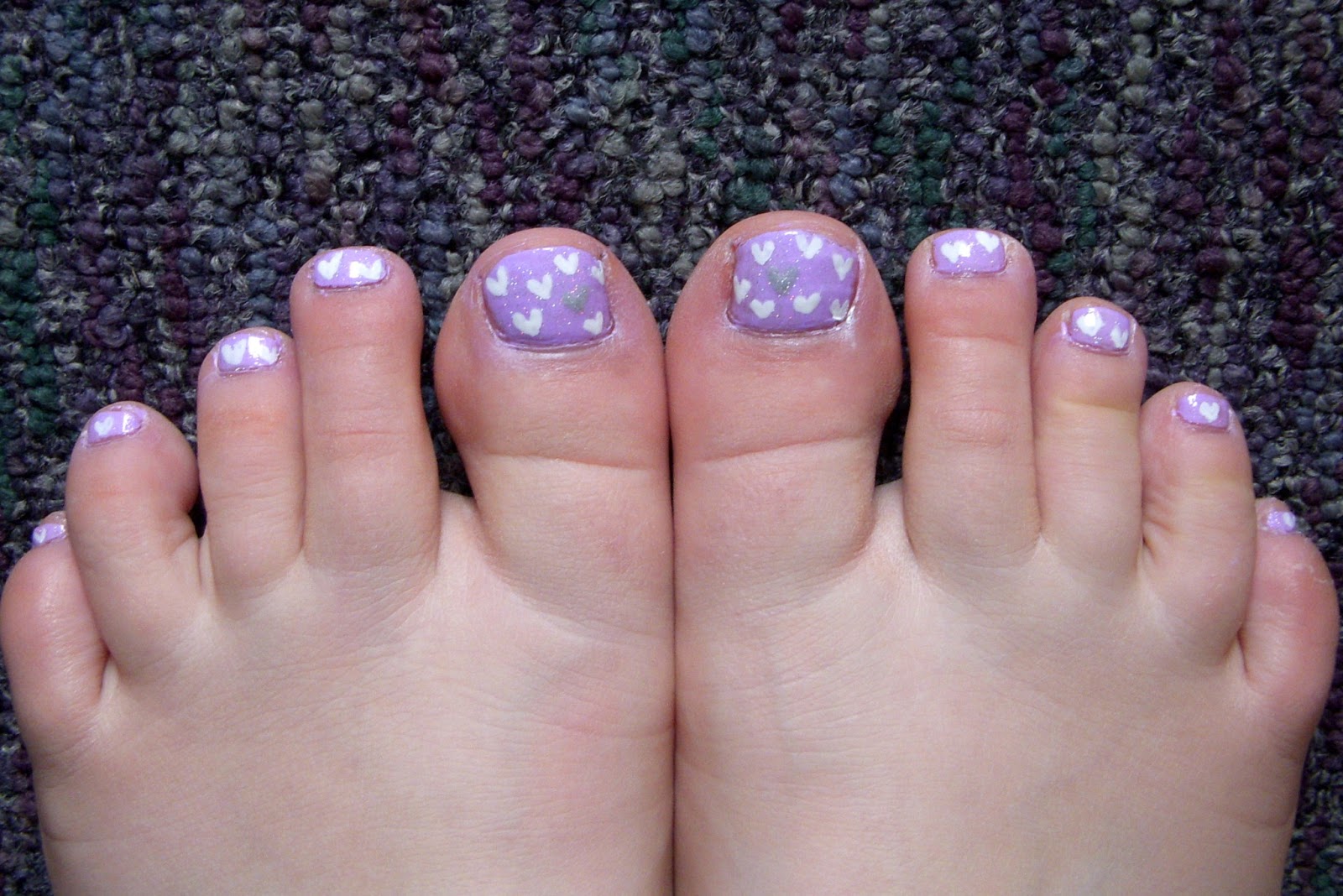 Light Purple Toe Nail Designs for Summer - wide 9